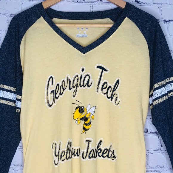 Georgia Tech University Yellow Jackets Size L Fit - Picture 5 of 8